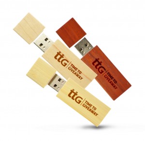 Time To Giveaway Wooden stick usb