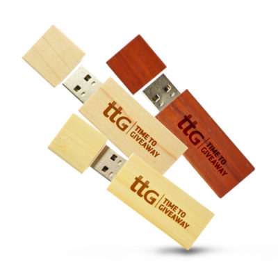 Time To Giveaway Wooden stick usb