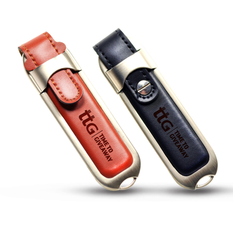 Time To Giveaway Leather USB-Stick