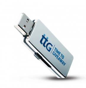 Time To Giveaway Metal Slide USB-2
