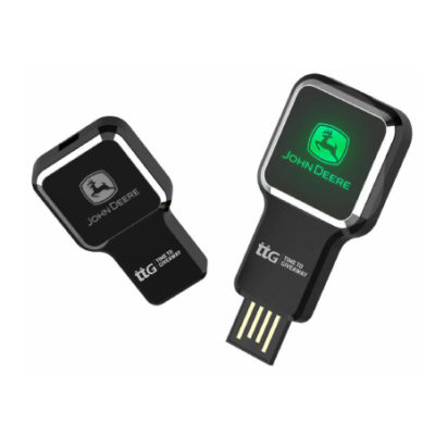 Time To Giveaway Square LED USB